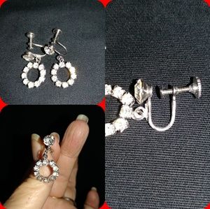 MY MOM'S JEWELRY RHINESTONE EARRINGS